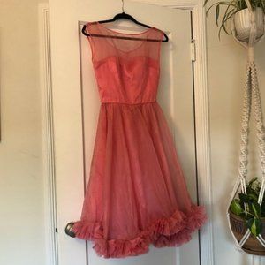 Vintage 1960's Pretty in Pink Dress